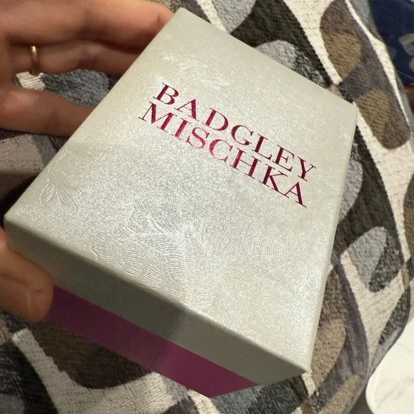 Badgley Mischka rhinestone Silver Chain Watch - Picture 7 of 7